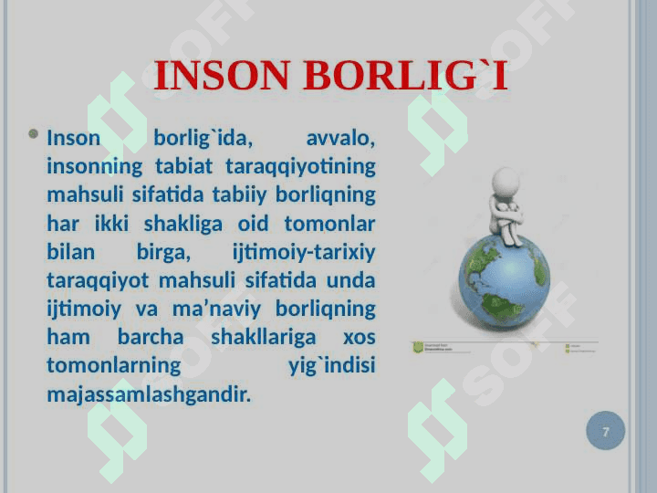 Borliq falsafasi (Ontologiya) 7