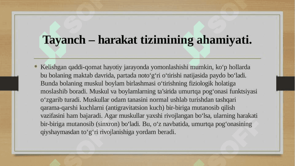 Qaddi-qomatning shakllanishi va kamchiliklari 3