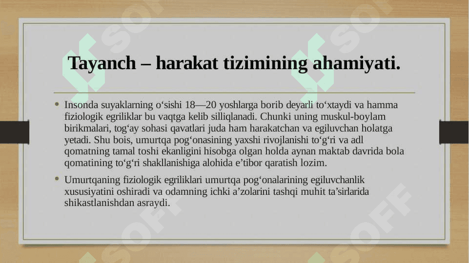 Qaddi-qomatning shakllanishi va kamchiliklari 4