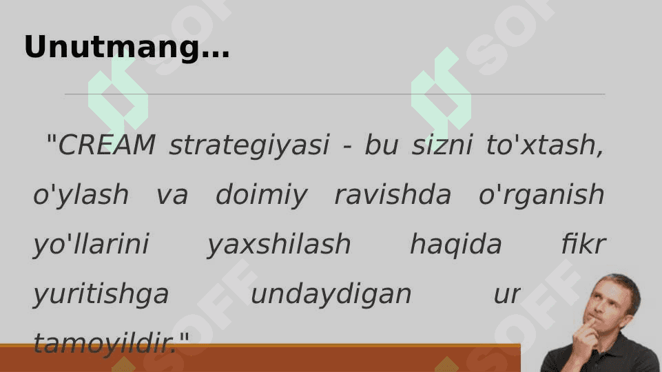 Ta’lim olish jarayonini samarali tashkil etish 7