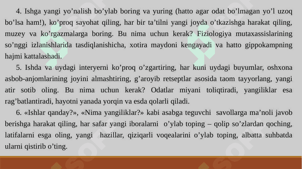 Kreativ fikrlash 6