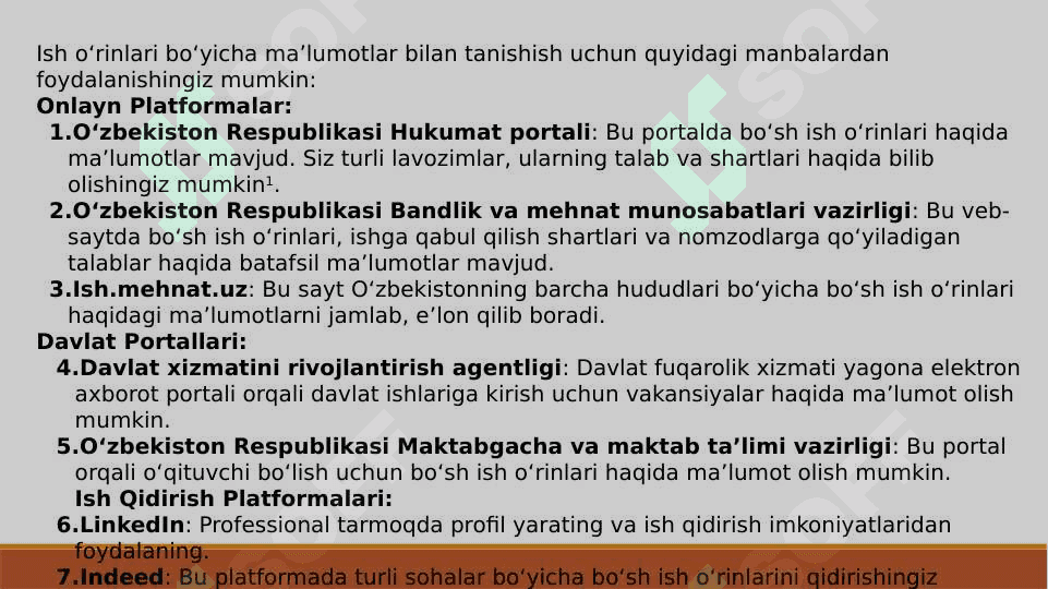 Ishga joylashish ko‘nikmalari 8