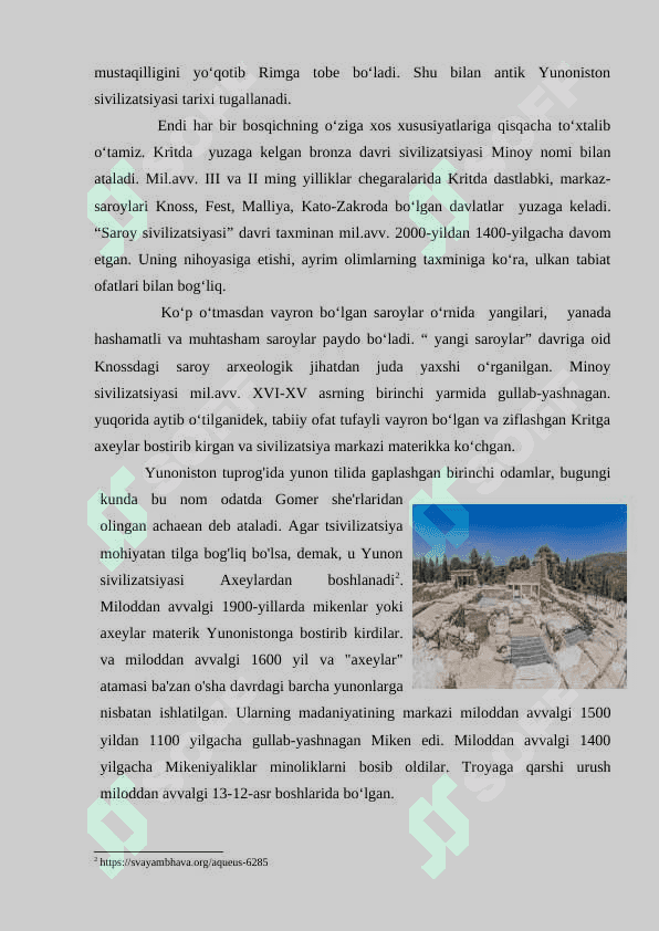 QADIMGI YUNONISTON SIVILIZATSIYASI 3