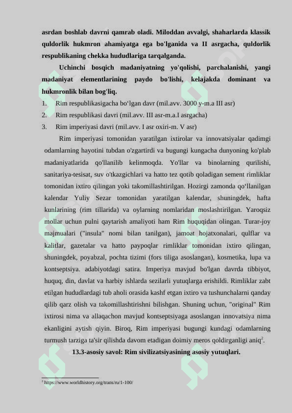 QADIMGI RIM SIVILIZATSIYASI 8