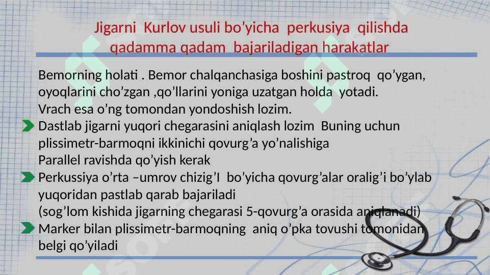 Jigar chegarasi ppt 3