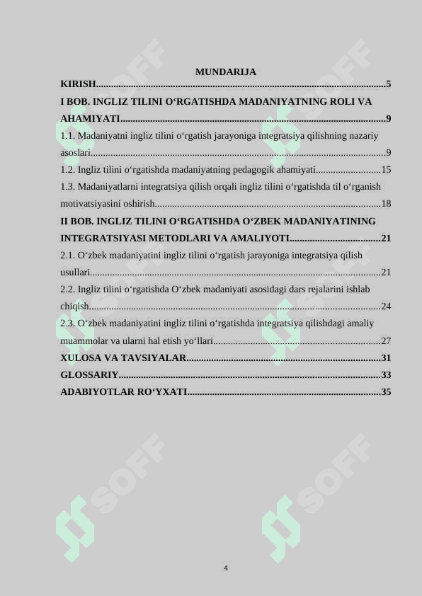 Ingliz tilini oʻrgatishda Oʻzbek madaniyatini integratsiya qilish 4