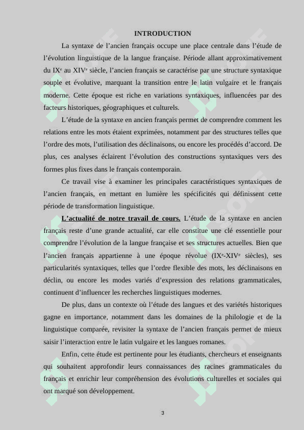 La syntaxe en ancien français 3