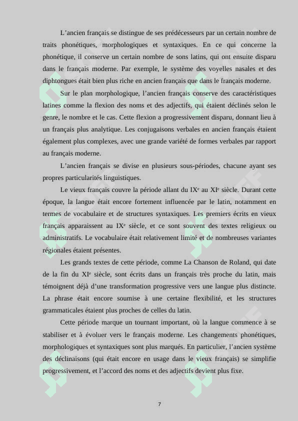La syntaxe en ancien français 7