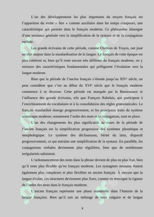 La syntaxe en ancien français 8
