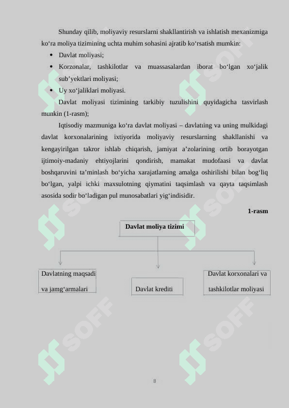 DAVLAT MOLIYAVIY NAZORATI ORGANLARINING VAZIFALARI VA FUNKSIYALARI 8