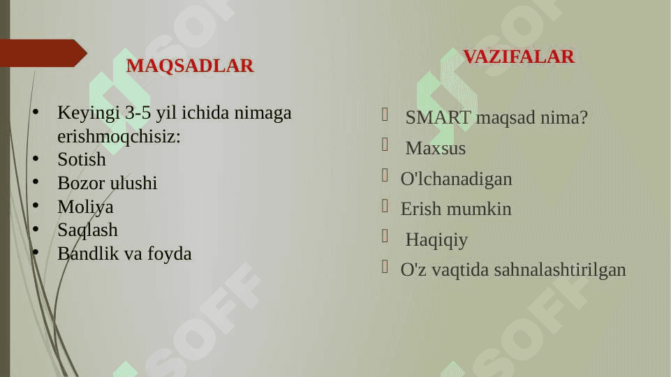 Strategik rejalashtirish 6