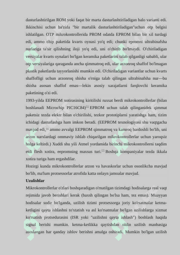 Mikrokontrollerlar 4