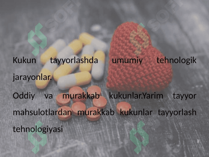 ODDIY VA MURAKKAB KUKUNLAR TAYYORLASH 2