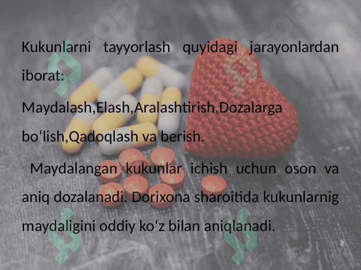 ODDIY VA MURAKKAB KUKUNLAR TAYYORLASH 3