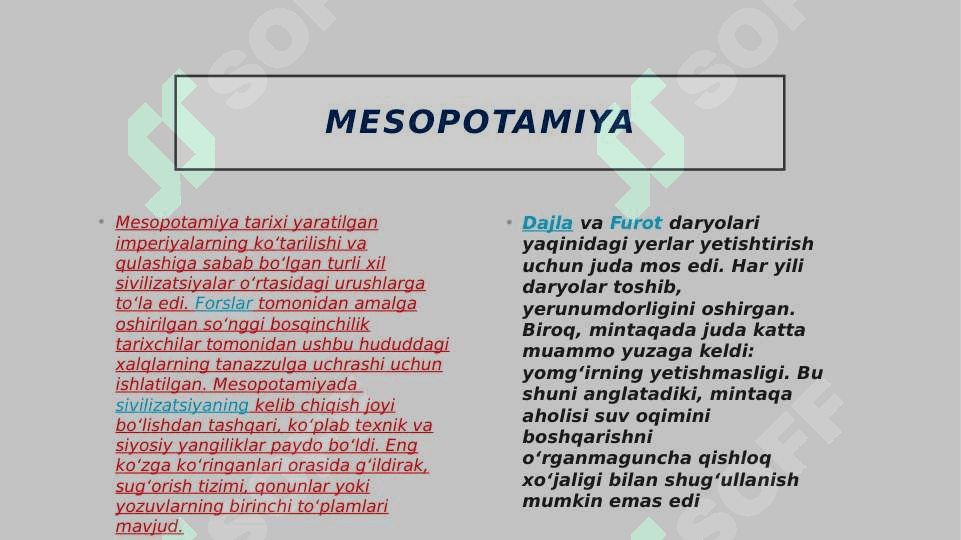 Mesopotamia svilizatsiyasi 4