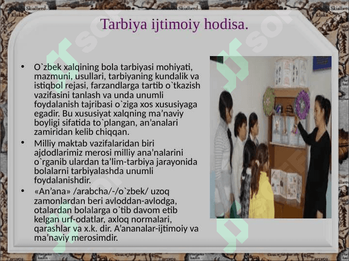 Milliy tarbiya ijtimoiy zaruriyat sifatida 4