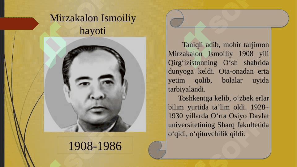 Mirzakalon Ismoiliyning insoniylik qissasi tahlili 2