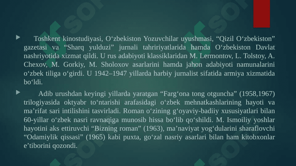 Mirzakalon Ismoiliyning insoniylik qissasi tahlili 3