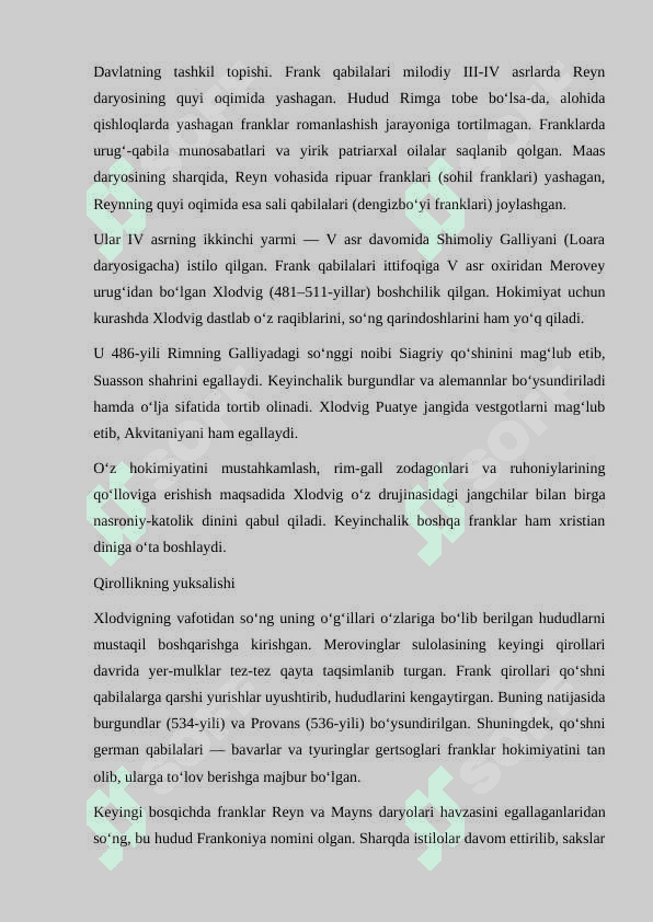Frank qirolligi 2