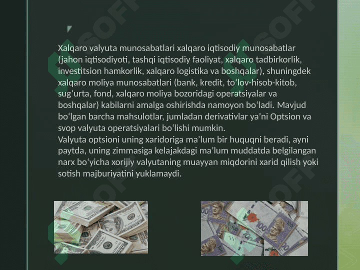 OPTSION SHAKLIDAGI VALYUTA OPERATSIYALARI 3