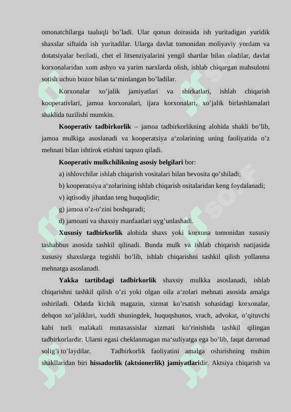 Tadbirkorlik faoliyati. tadbirkorlik kapitali va uning aylanishi 6