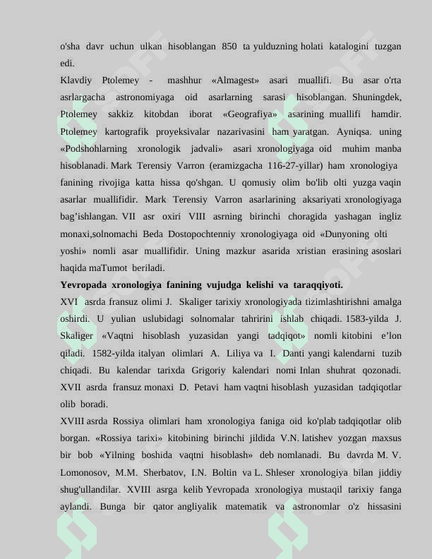 O‘rta Osiyoda xronologiya fani taraqqiyotiga hissa qo‘shgan olimlar. 3