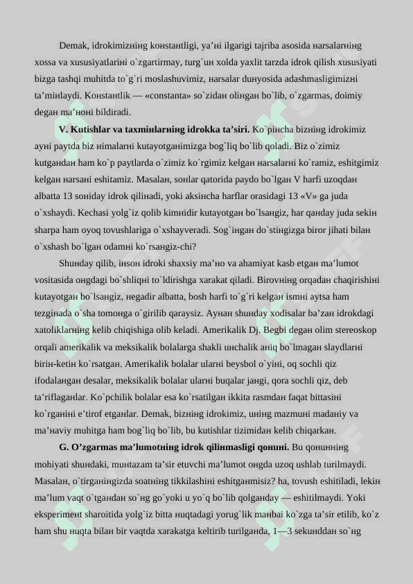 Shaxsning bilish jarayonlari 7