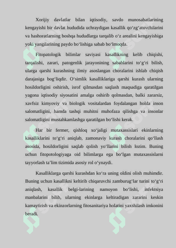 Kartoshka va lavlagining karantin kasalliklari hamda ularga  qarshi kurash choralari” mavzusida tayyorlagan KURS ISHI 5