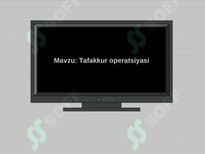 Tafakkur operatsiyasi 2