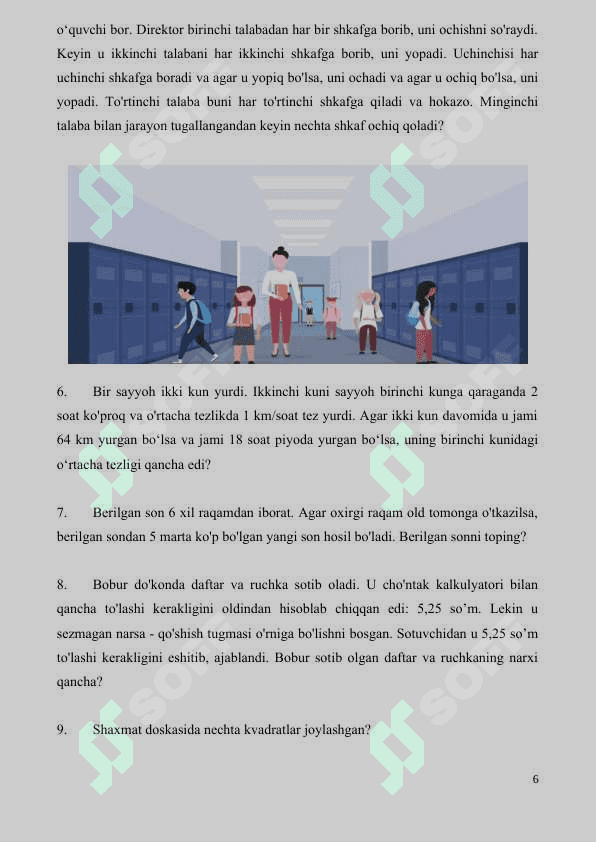 Qiziqarli matematika 6