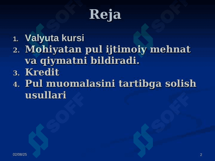 Pul-kredit siyosati 2 2