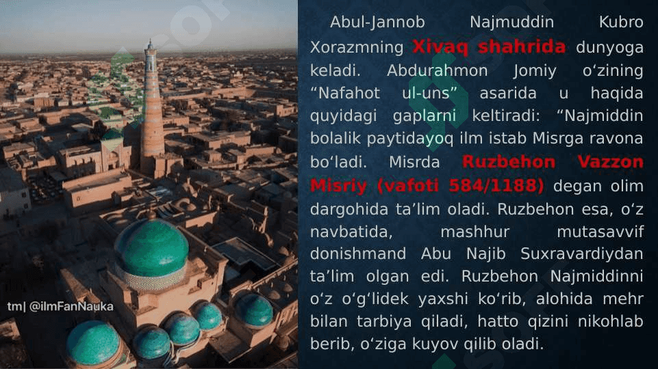 Najmiddin Kubro va Kubroviya tariqati 4