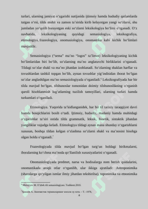 O‘zbek tilida antonimiya hodisasining ifodalanishi kurs ishi 6