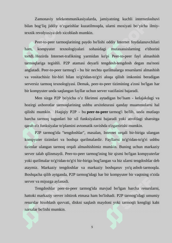 Keyingi avlodning konvergent tarmoqlarida P2P xizmati..docx 5