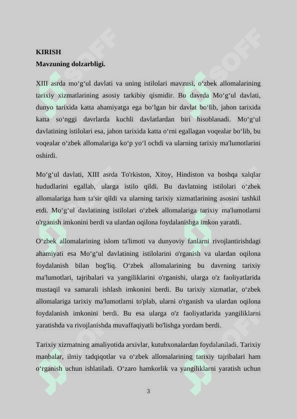 XIII asrda moʻgʻul davlati va uning istilolari 3