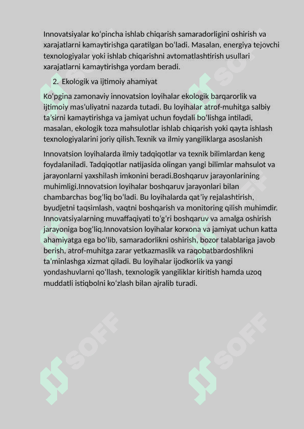 Innovatsion Loyihalar. 4