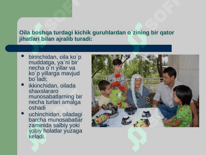 Oila haqida donishmandlarning  qarashlari 3