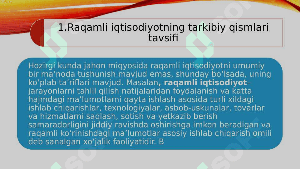 Raqamli iqtisodiyot 2