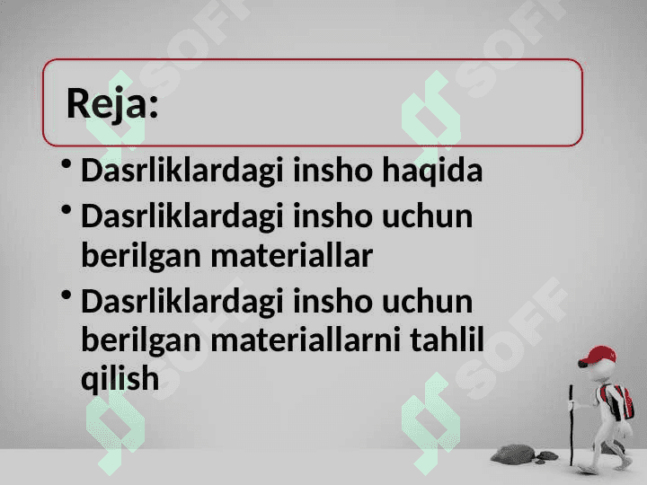 Dasrliklardagi insho uchun berilgan materiallarni tahlil qilish 2