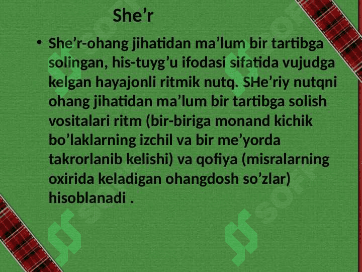 SHE’R MATNI TAHLILI 3