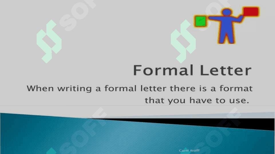 Formal letters and emails 4