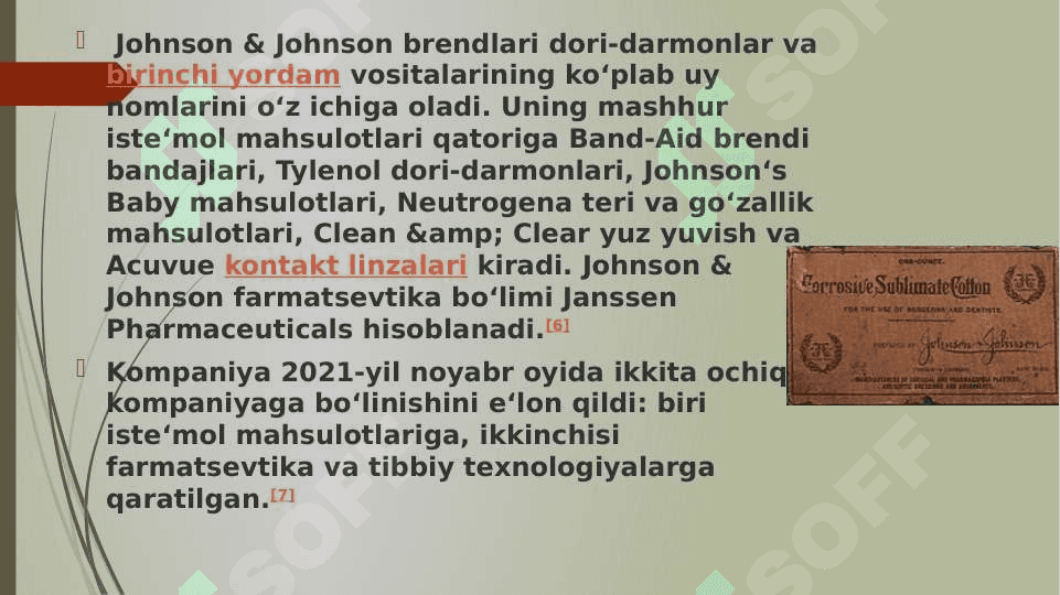 Johnson & Johnson  transmilliy korporatsiya 4