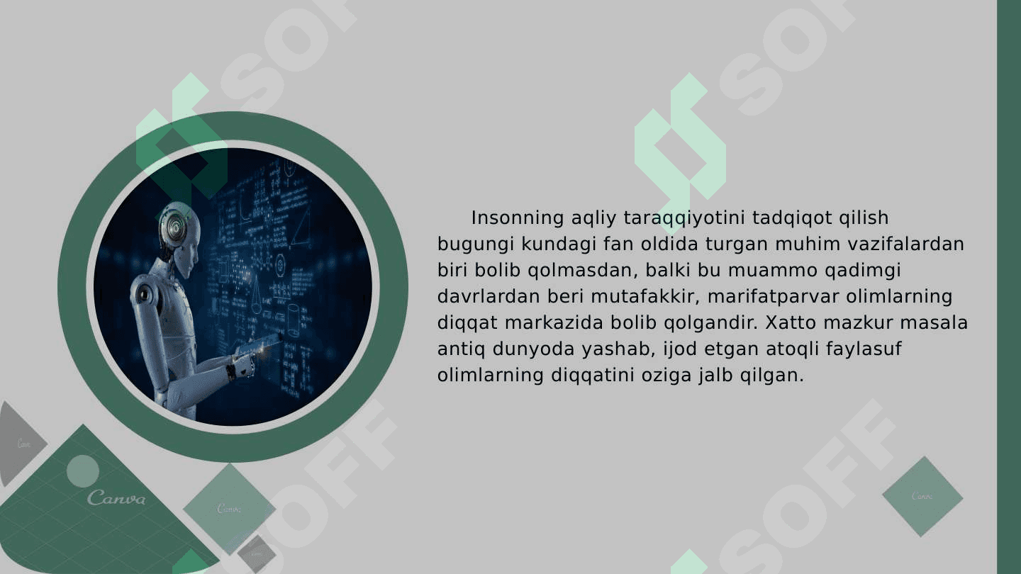 Mavzu: Intellekt sohasida psixologik differensiatsiya-irsiyat jins, madaniyat, muhit 3