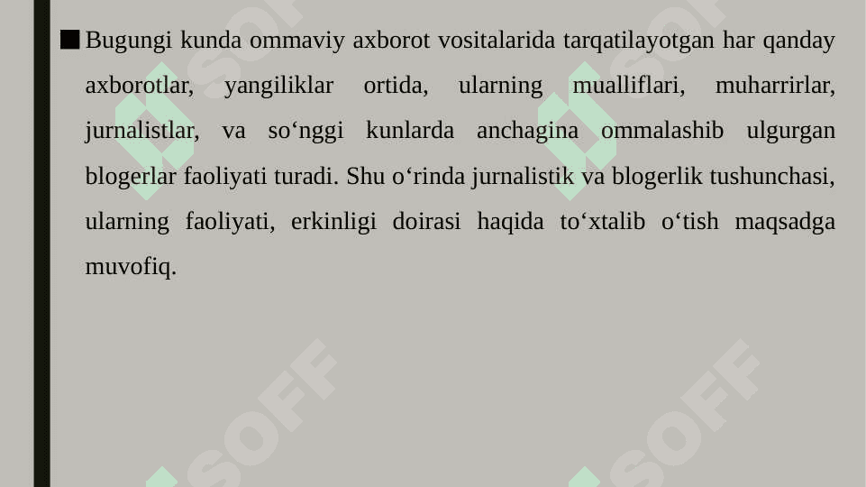 Jurnalistika va blogerlikning o'zaro ta'siri 6