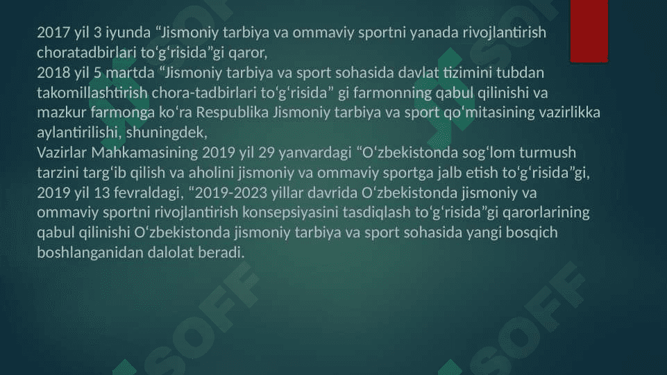 BOLALAR SPORT TIBBIYOTI. UNING VAZIFALARI VA ZAMONAVIY MUAMMOLARI 2
