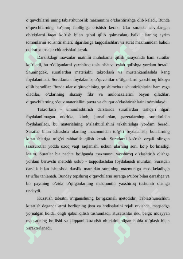 TABIATSHUNOSLIK FANIDAN MAVZULAR BO'YICHA TABIIY MATERIALLARDAN KO'RGAZMALI QUROLLAR TAYYORLASH 4