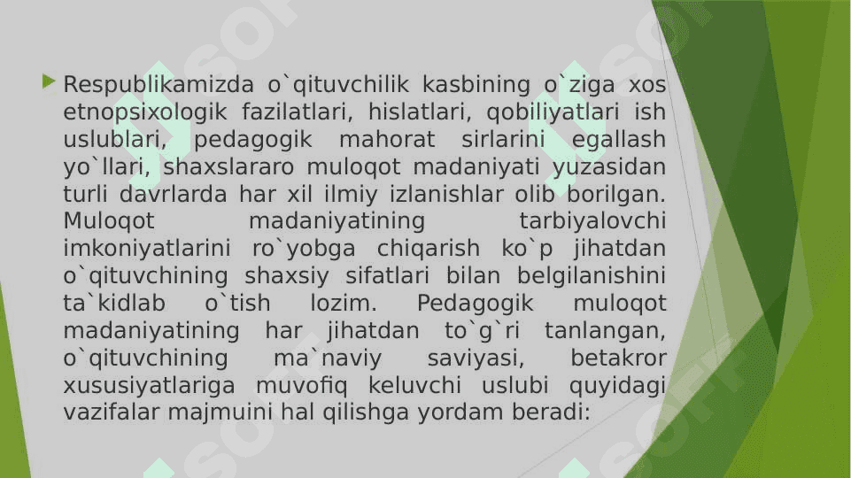 O`qituvchi faoliyatida muloqot madaniyati psixologiyasi 3