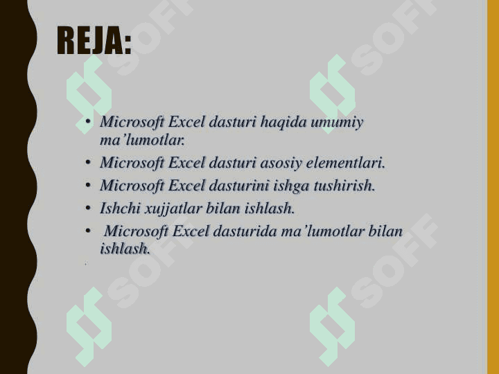 Microsoft office dasturlari orasida ma'lumotlar bilan almashishni tashkil qilish 2