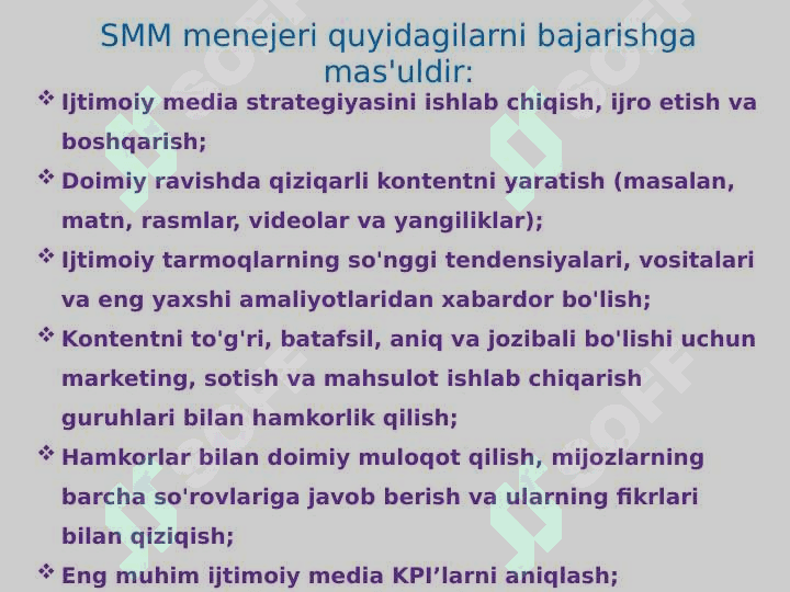 Biznes loyihani shakllantirishda SMM evolyutsiyasi 7