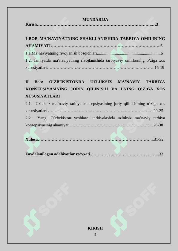 MA’NAVIYATNING SHAKLLANISHIDA TARBIYA OMILINING AHAMIYATI 2